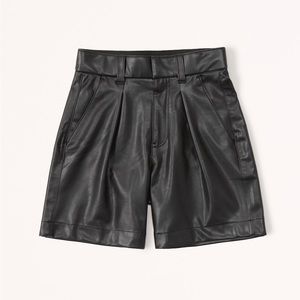 Faux Leather Abercrombie Shorts